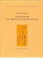 Grammar of written Mongolian