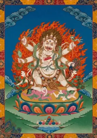Гонгор — White Mahākāla / 六臂大黒天